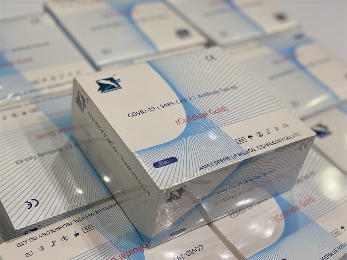 İstanbul'da 5 bin 575 adet test kiti ele geçirildi