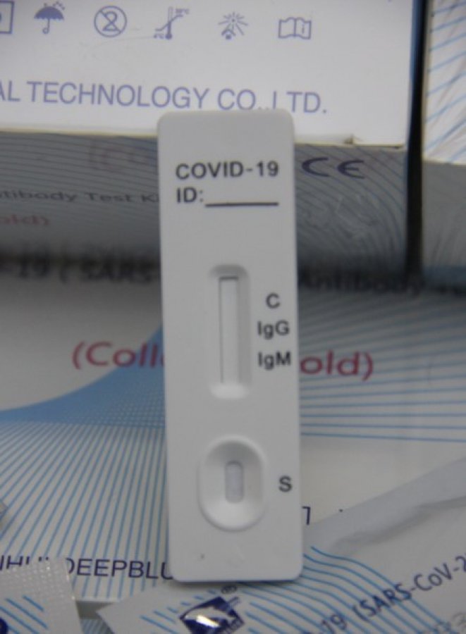 İstanbul'da 5 bin 575 adet test kiti ele geçirildi