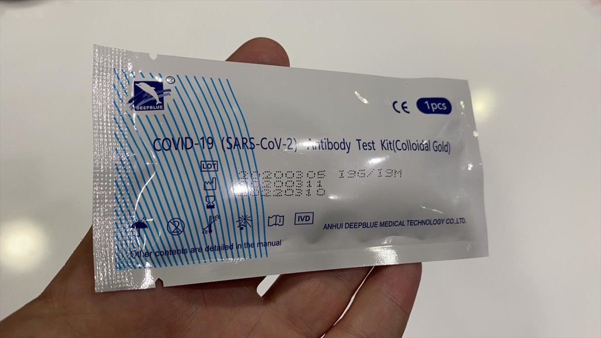 İstanbul'da 5 bin 575 adet test kiti ele geçirildi