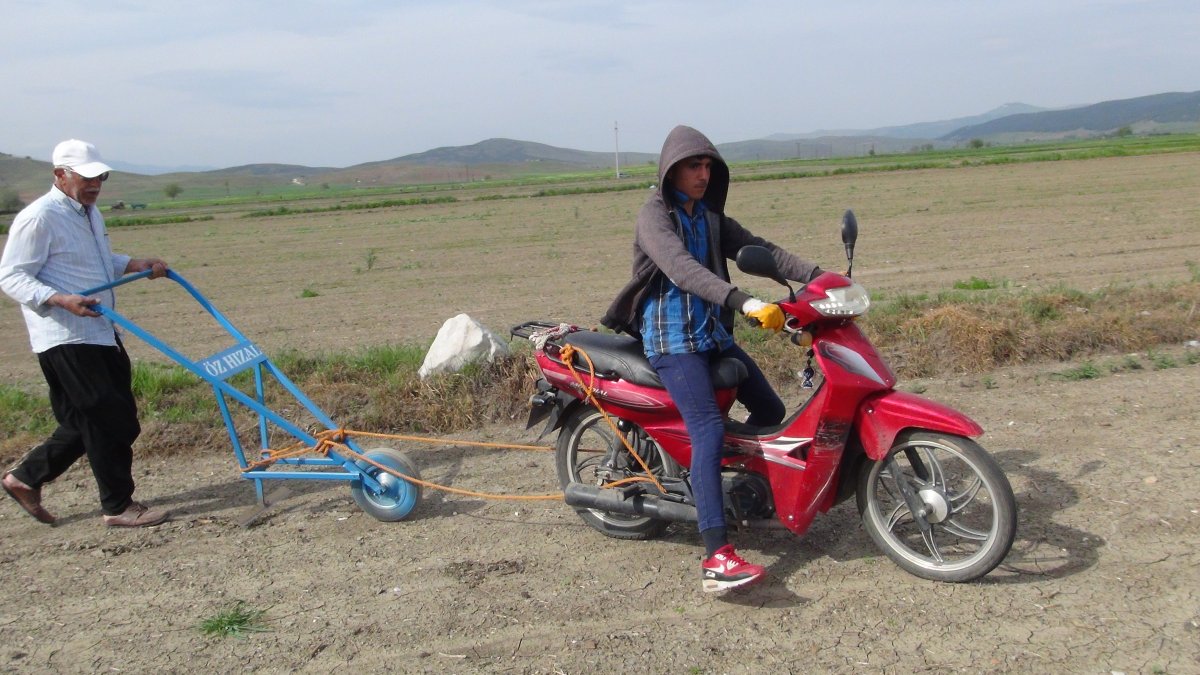 i Antepli çiftçi, bulduğu yöntemle mazot maliyetini düşürüyor