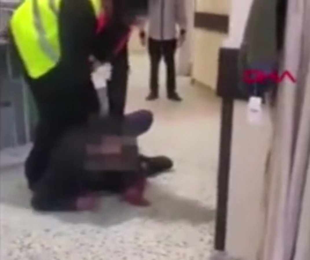 İngiltere'de tuvalet kağıdı çalan hırsızı sürüklediler