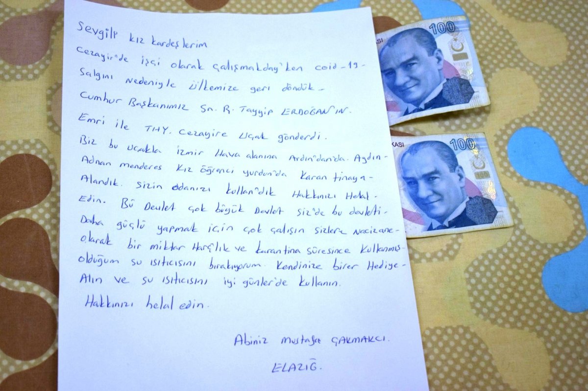 i Karantinadan çıkan işçilerden duygulandıran davranış