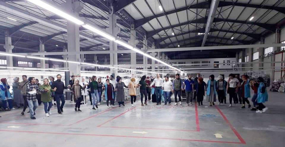 Fabrikadaki halaylı doğum günü partisine ceza yağdı