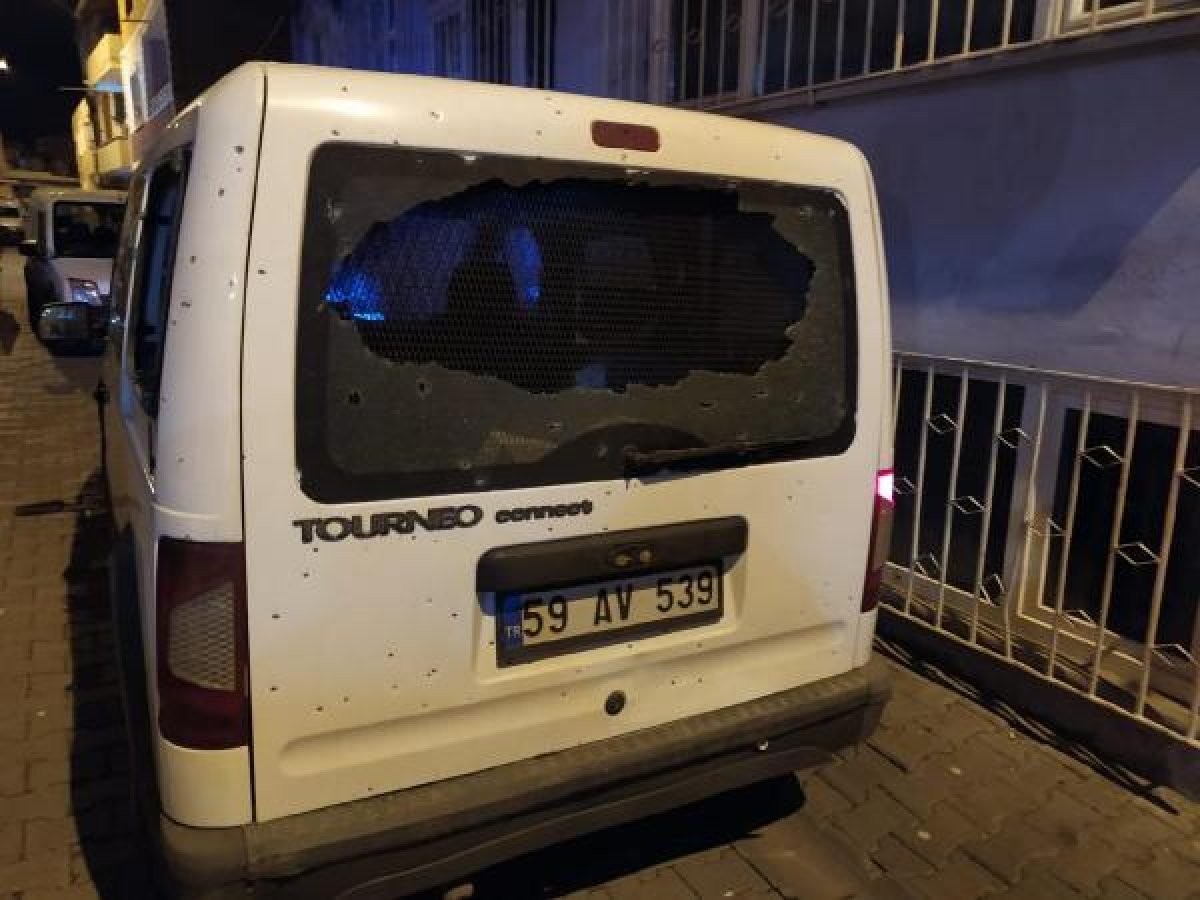 d Tekirdağ'da silahlı çatışma: 2 polis yaralandı