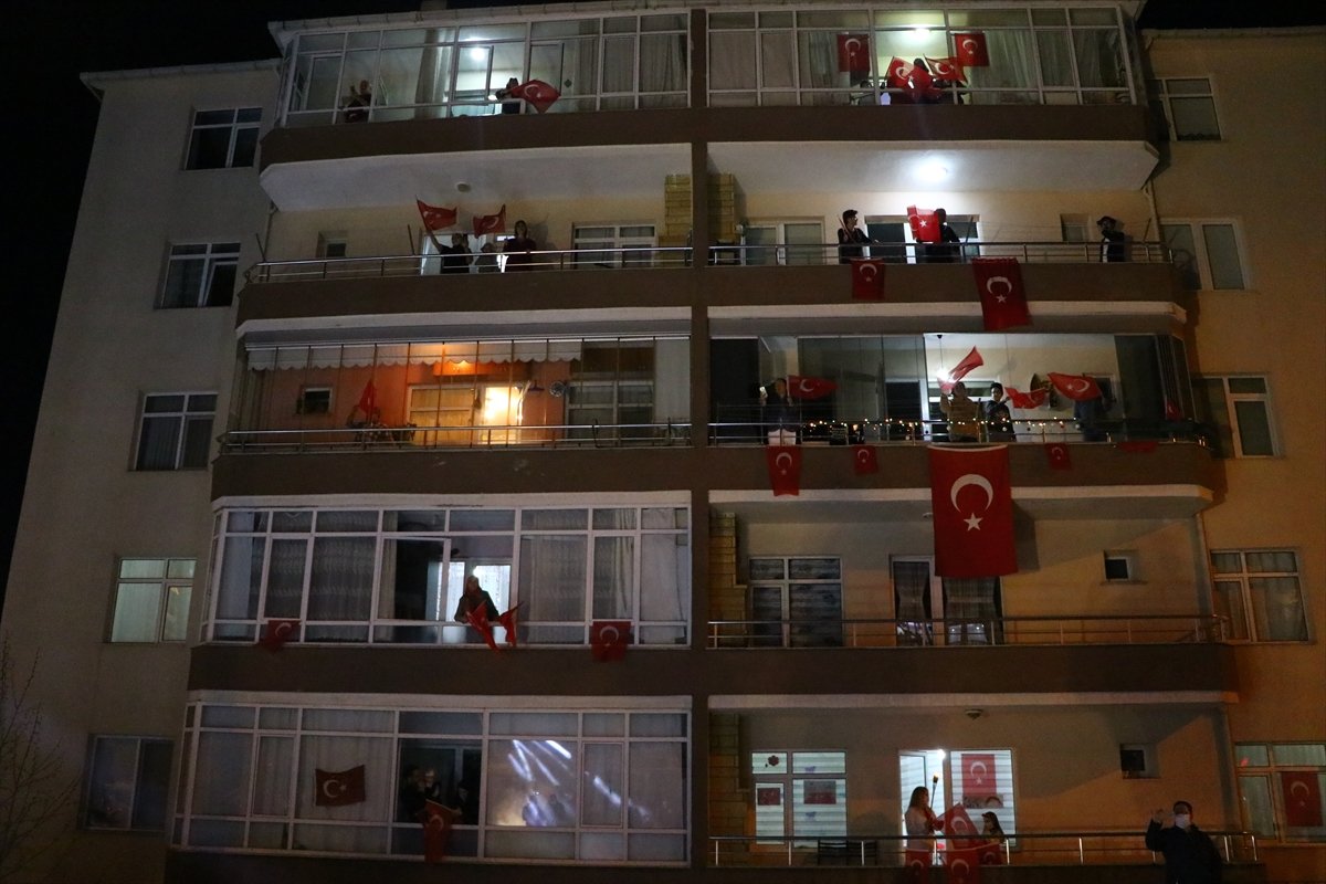 Yurtta İstiklal Marşı coşkusu