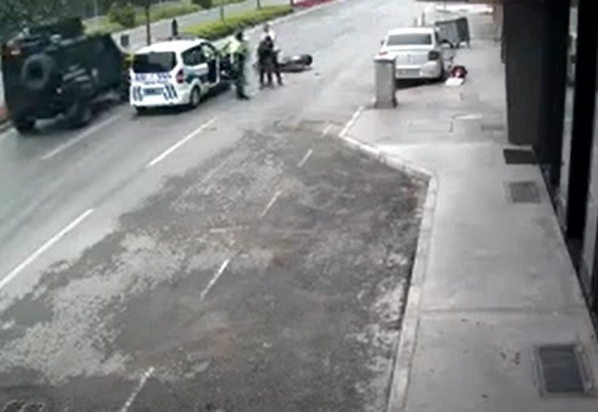 Motosikleti çalmaya çalışırken yakalandı