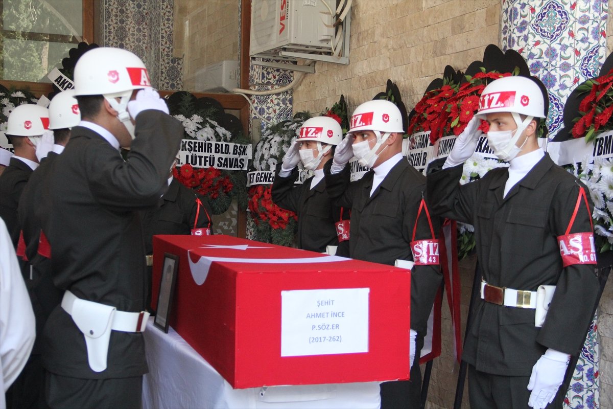 a Irak şehidi son yolculuğuna uğurlandı