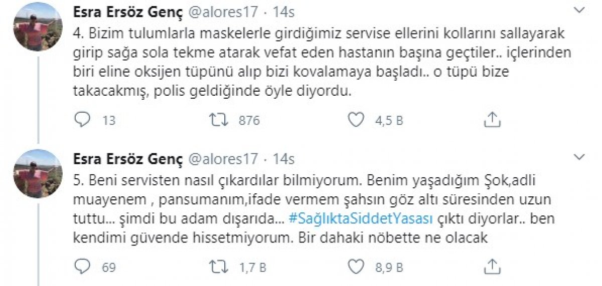 Trabzon'da hasta yakınları, kadın doktora saldırdı