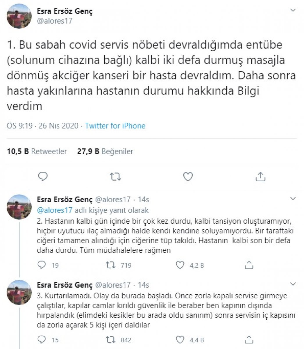 Trabzon'da hasta yakınları, kadın doktora saldırdı