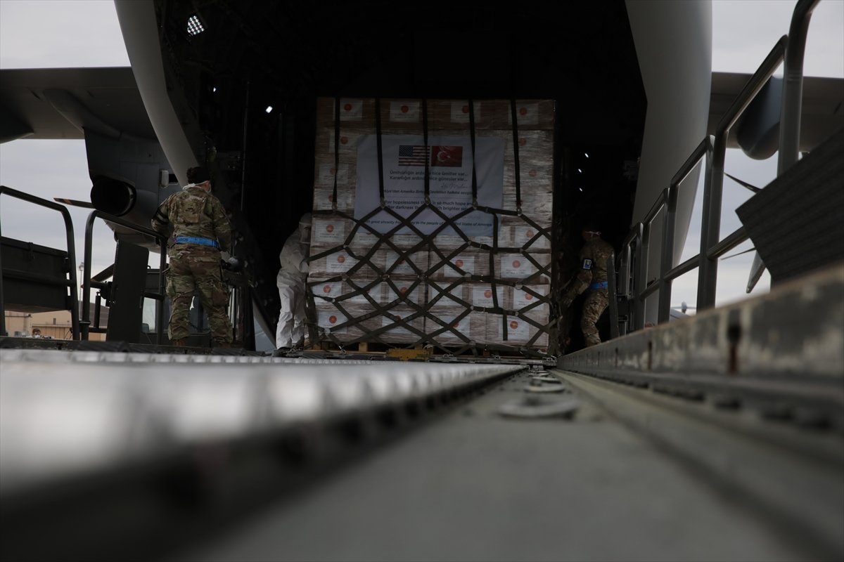 Türkiye'nin ABD'ye gönderdiği tıbbi yardımlar ulaştı