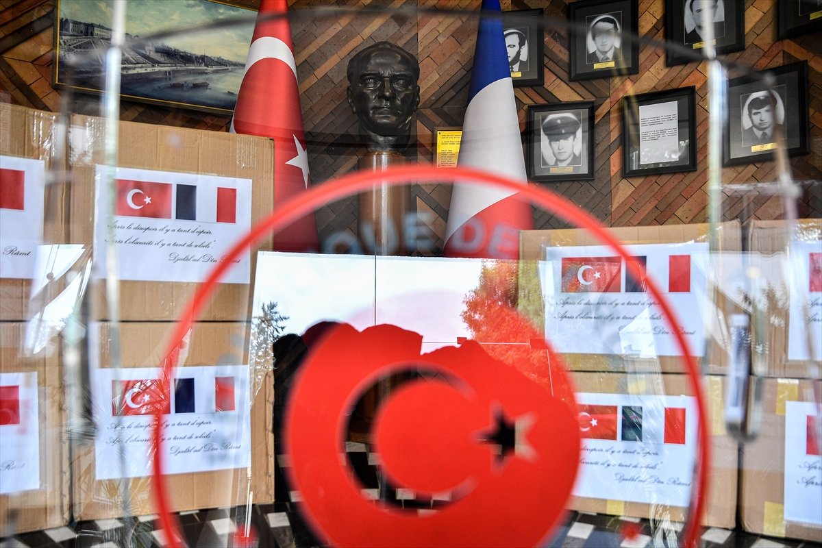 a Türkiye'den Fransa'ya tıbbi yardım