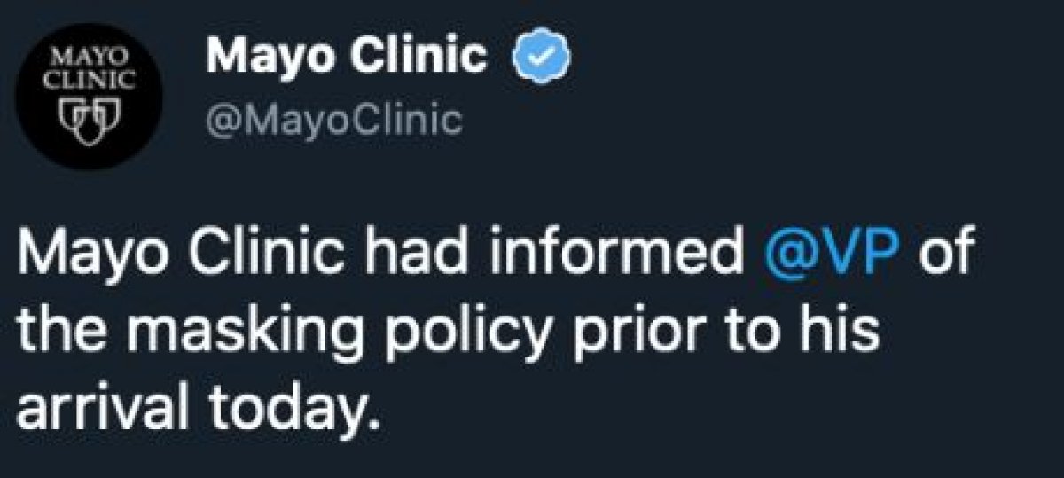 Mike Pence, hastane ziyaretinde maske takmadı