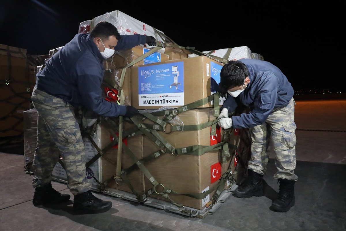 a Somali'ye yerli üretim solunum cihazı gönderildi