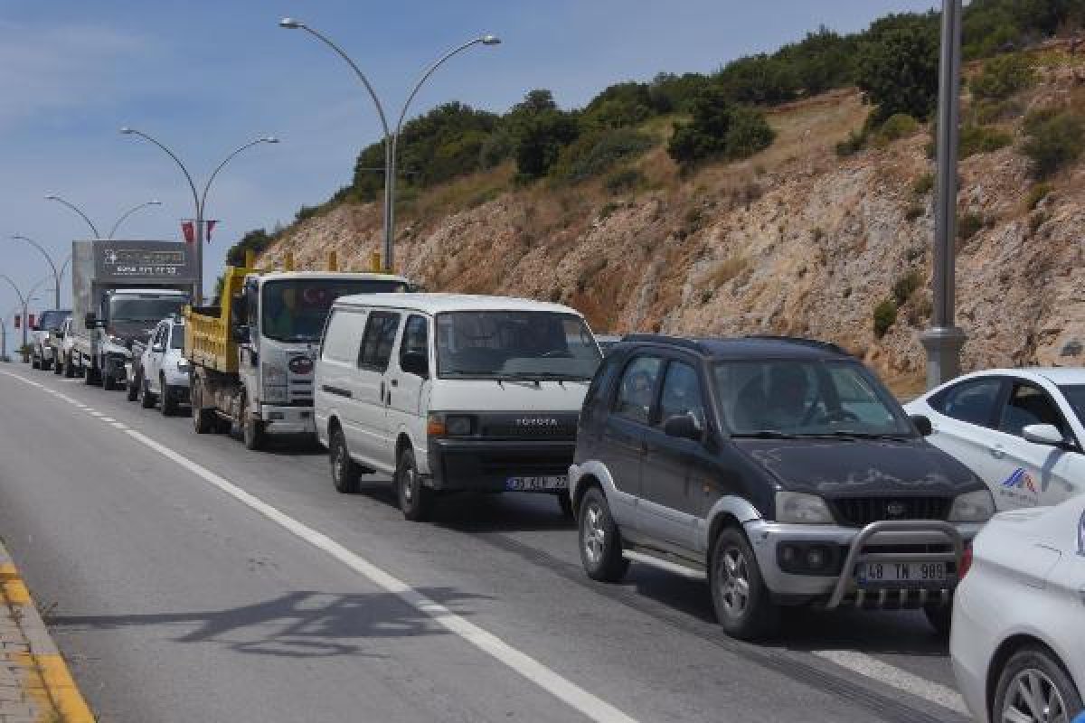d Bodrum'a kısıtlama sonrası 6 bin araç giriş yaptı