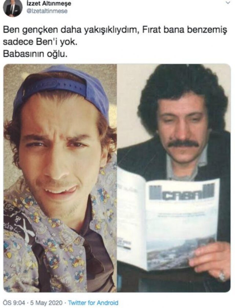 İzzet Altınmeşe oğlunu paylaştı, gündeme oturdu