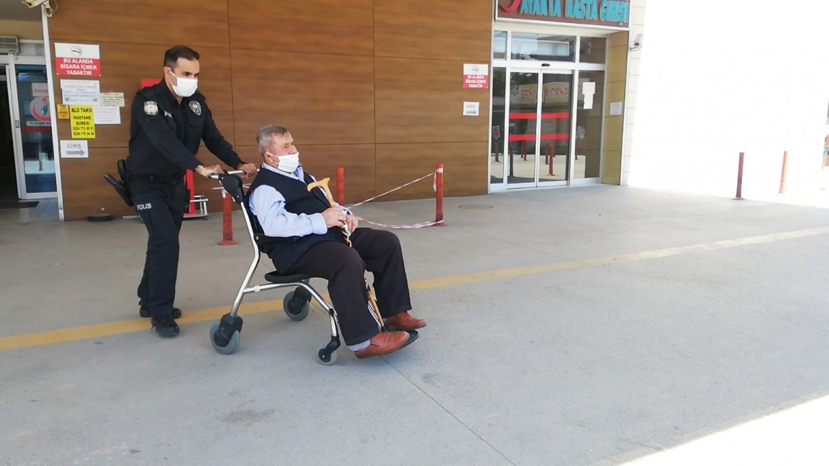 i Babaannesi ve dedesini darbetti, paralarını alıp kaçtı