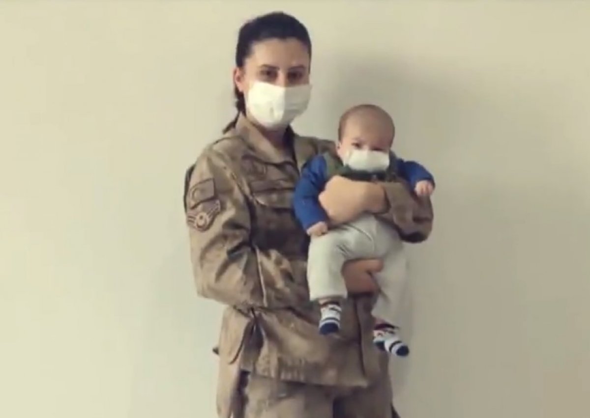 Jandarma olan anneler için özel klip