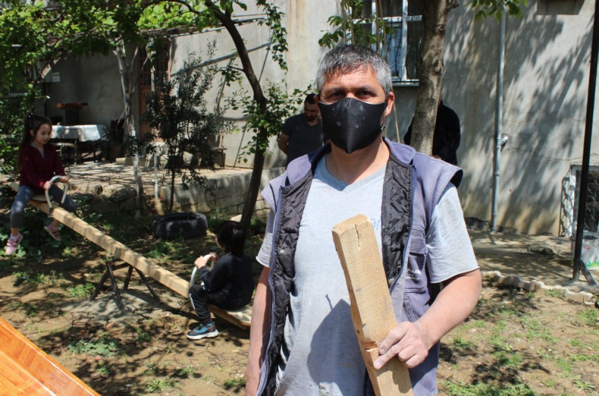 i Çocukları istedi, babaları evin bahçesine park yaptı