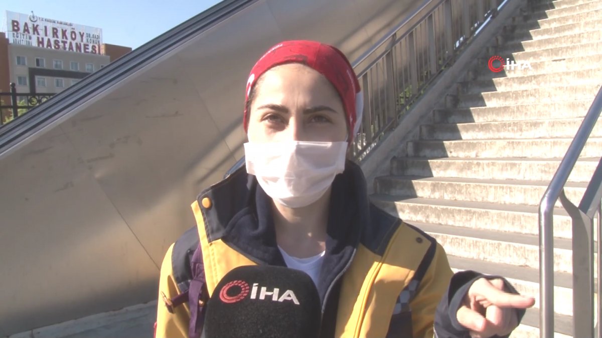 i İstanbul'da sağlık çalışanlarının toplu taşıma tepkisi