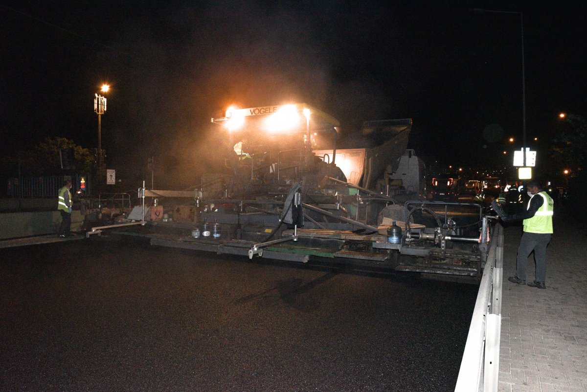 Bursa için sahurda asfalt vakti