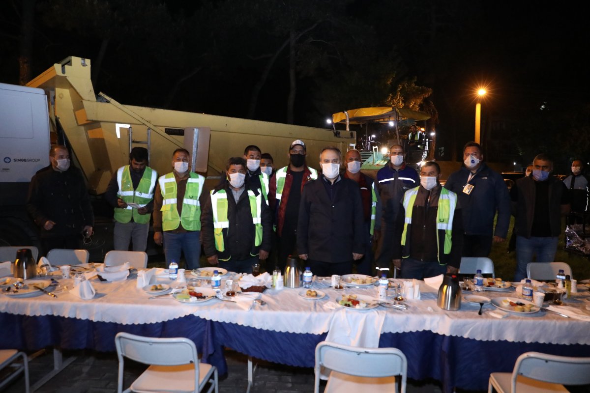 Bursa için sahurda asfalt vakti