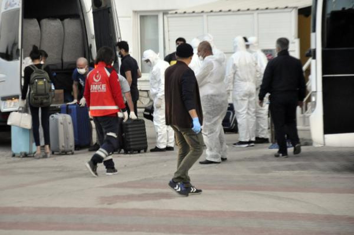 KKTC'den getirilen 288 kişi, Karaman'da karantinada