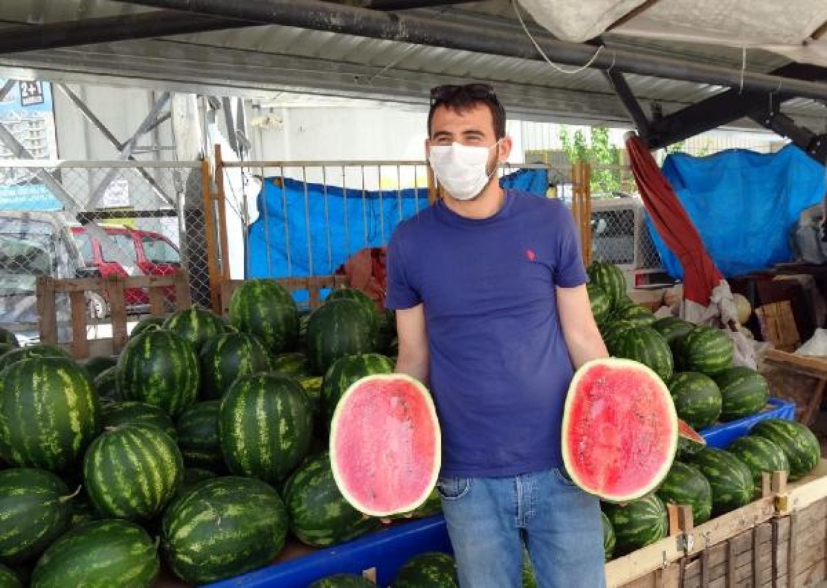 Bolu'da karpuz satıcısından örnek uygulama