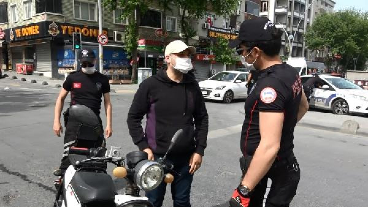 d Sultangazi'de polis memurunun üzerine yürüyen sürücü