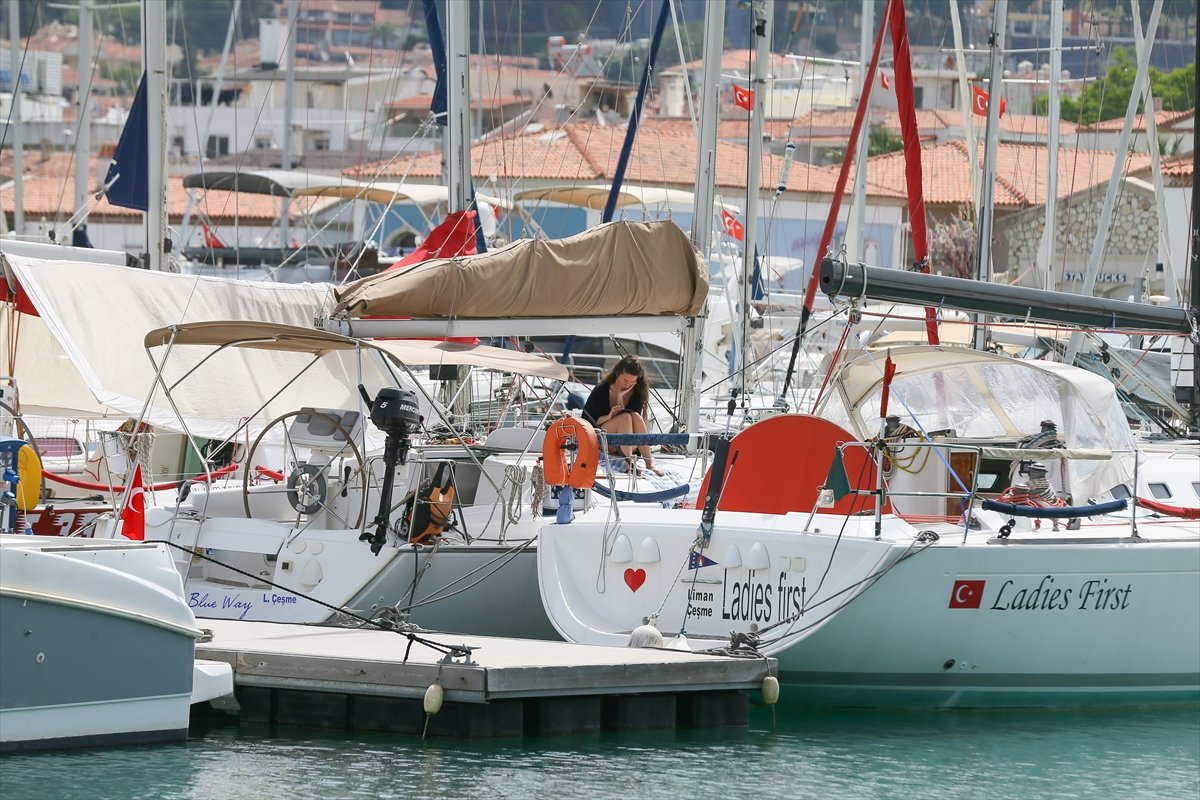 Turizmde izole dönemi: Teknede karantina günleri başladı