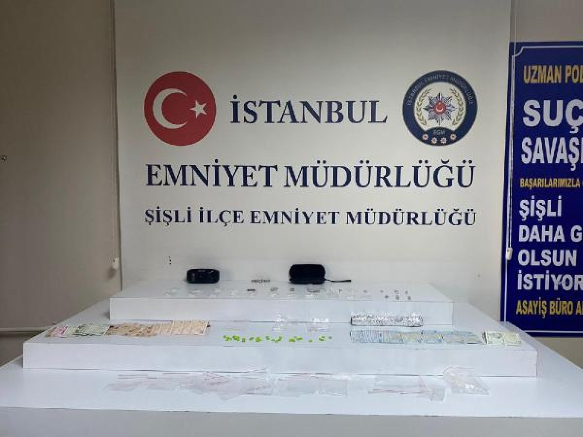 Şişli'de bayram öncesi uyuşturucu operasyonu