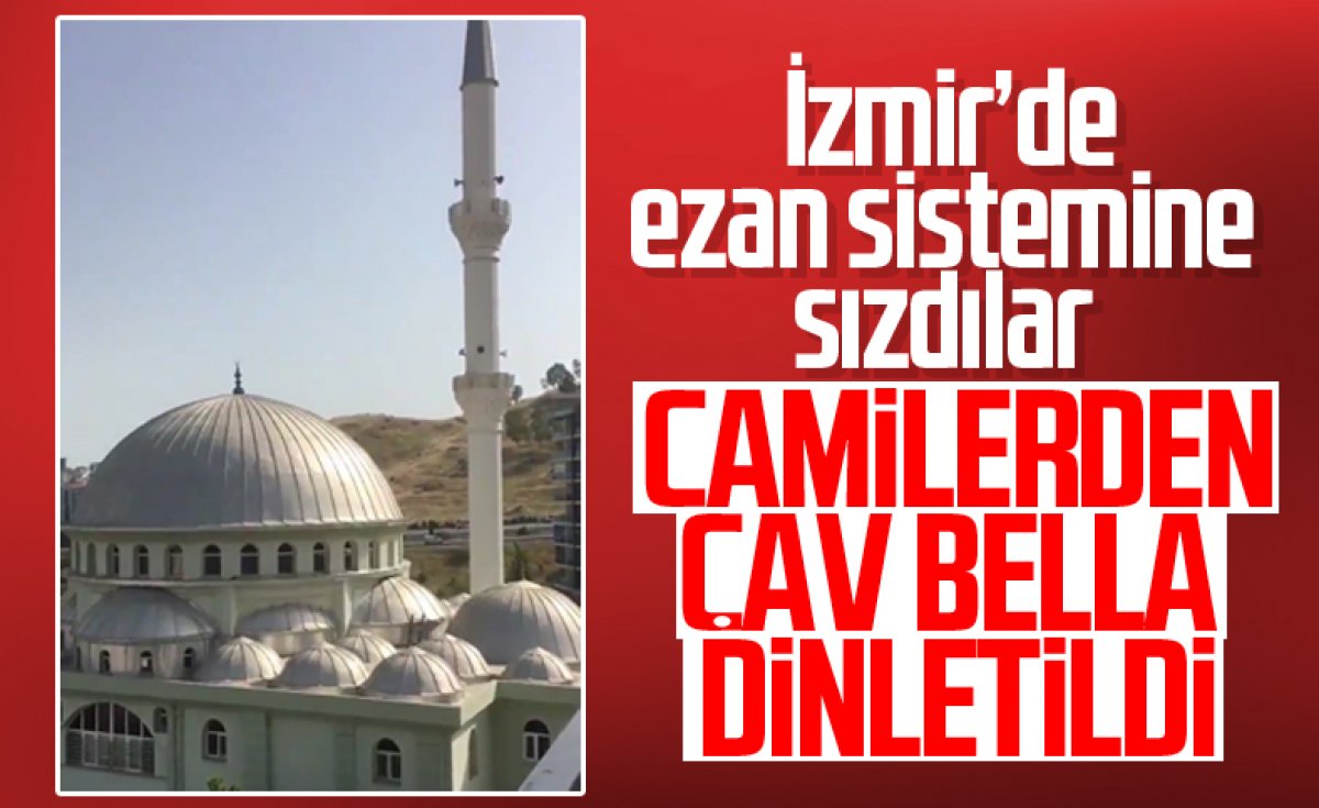 İzmir'de cami minaresinden ikinci şarkı yayını
