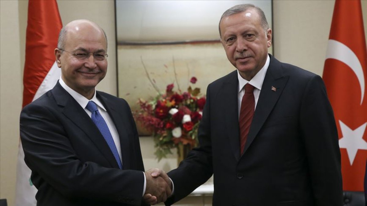 Erdoğan, Irak Cumhurbaşkanı Salih ile görüştü