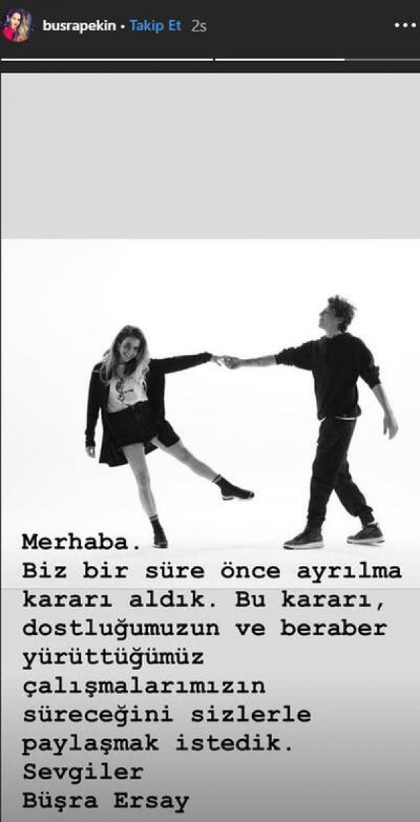 Büşra Pekin ve Ersay Üner barıştı