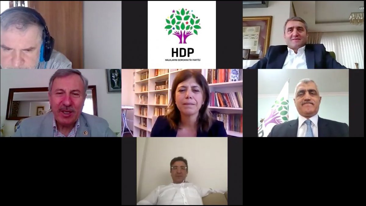 HDP ile 4 parti arasında online bayramlaşma