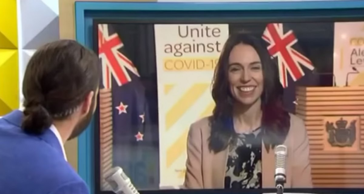 Yeni Zelanda Başbakanı, canlı yayında depreme yakalandı