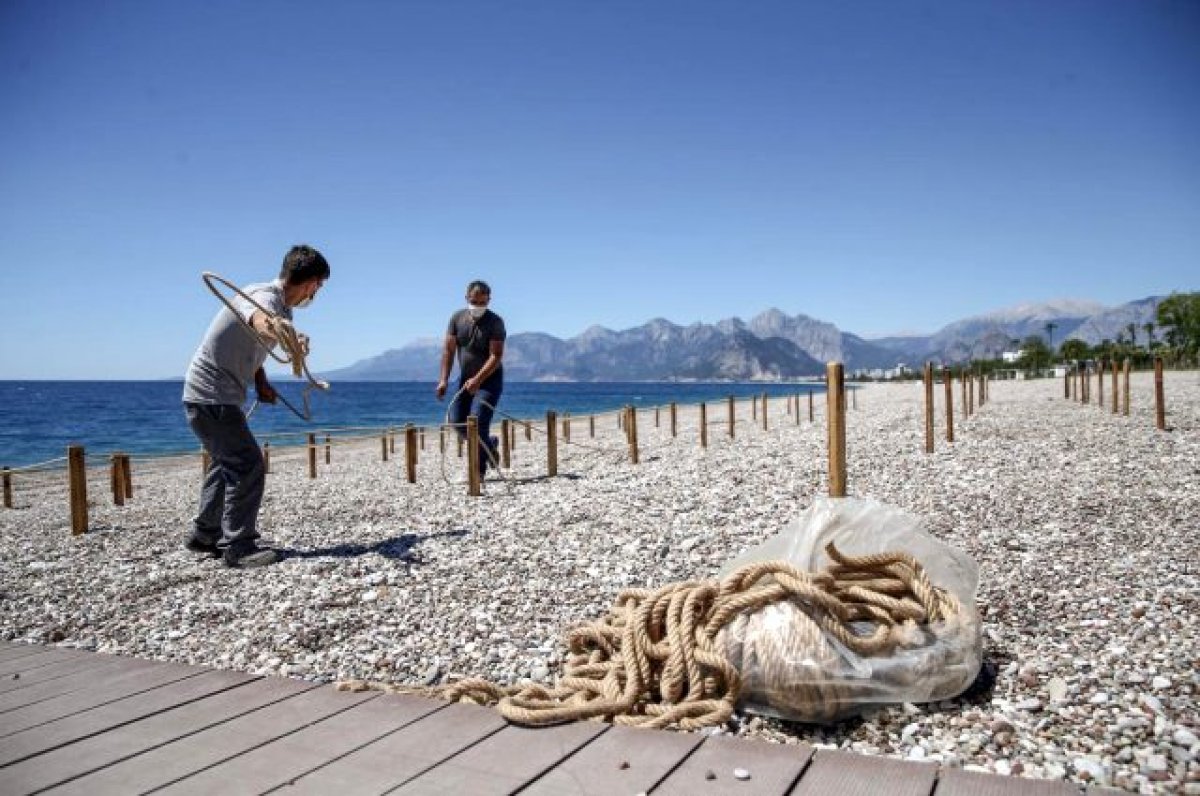 'Yeni normal'e göre plajlara yeni kurallar getirildi