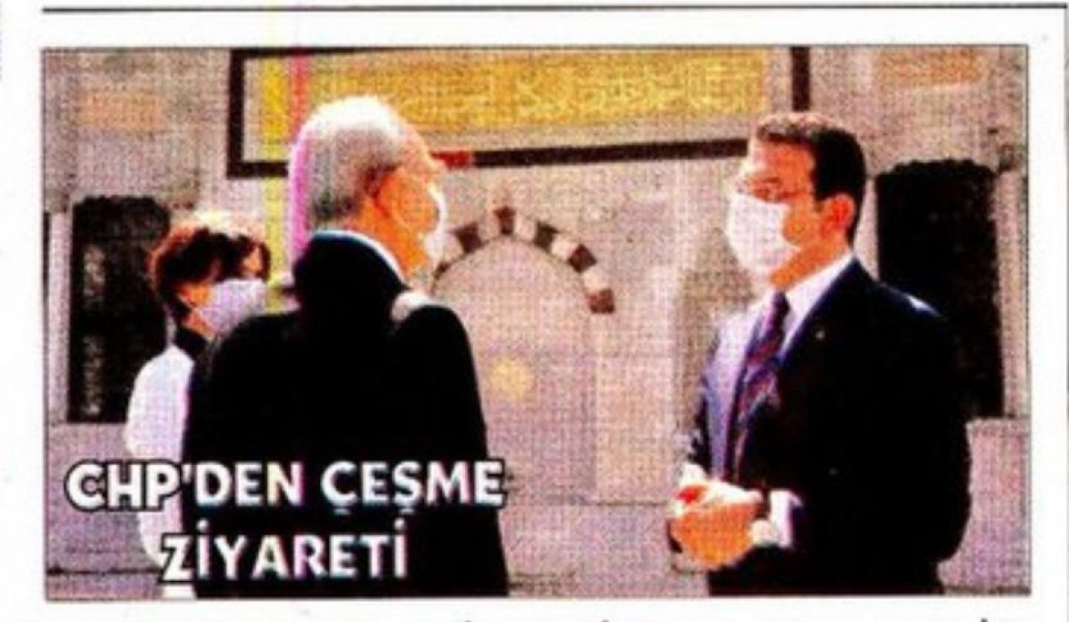 CHP'nin çeşme açılışı dalga konusu oldu