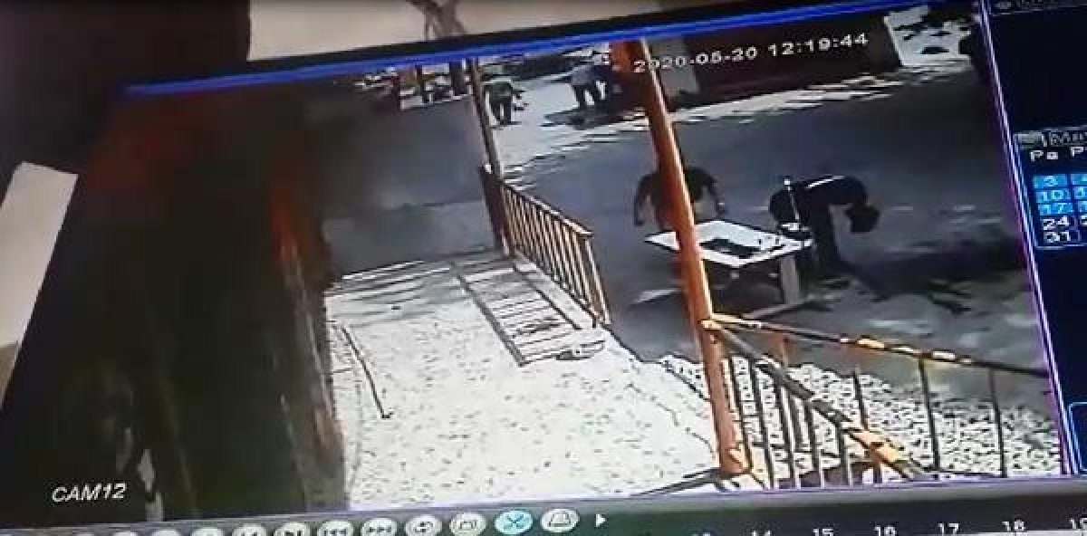 Sultangazi'de işçinin kafasına kanca düştü