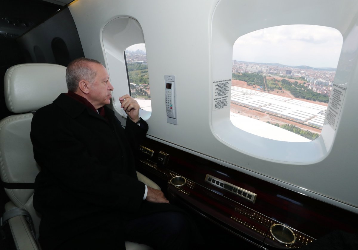 Cumhurbaşkanı Erdoğan, Sancaktepe'deki hastaneyi inceledi