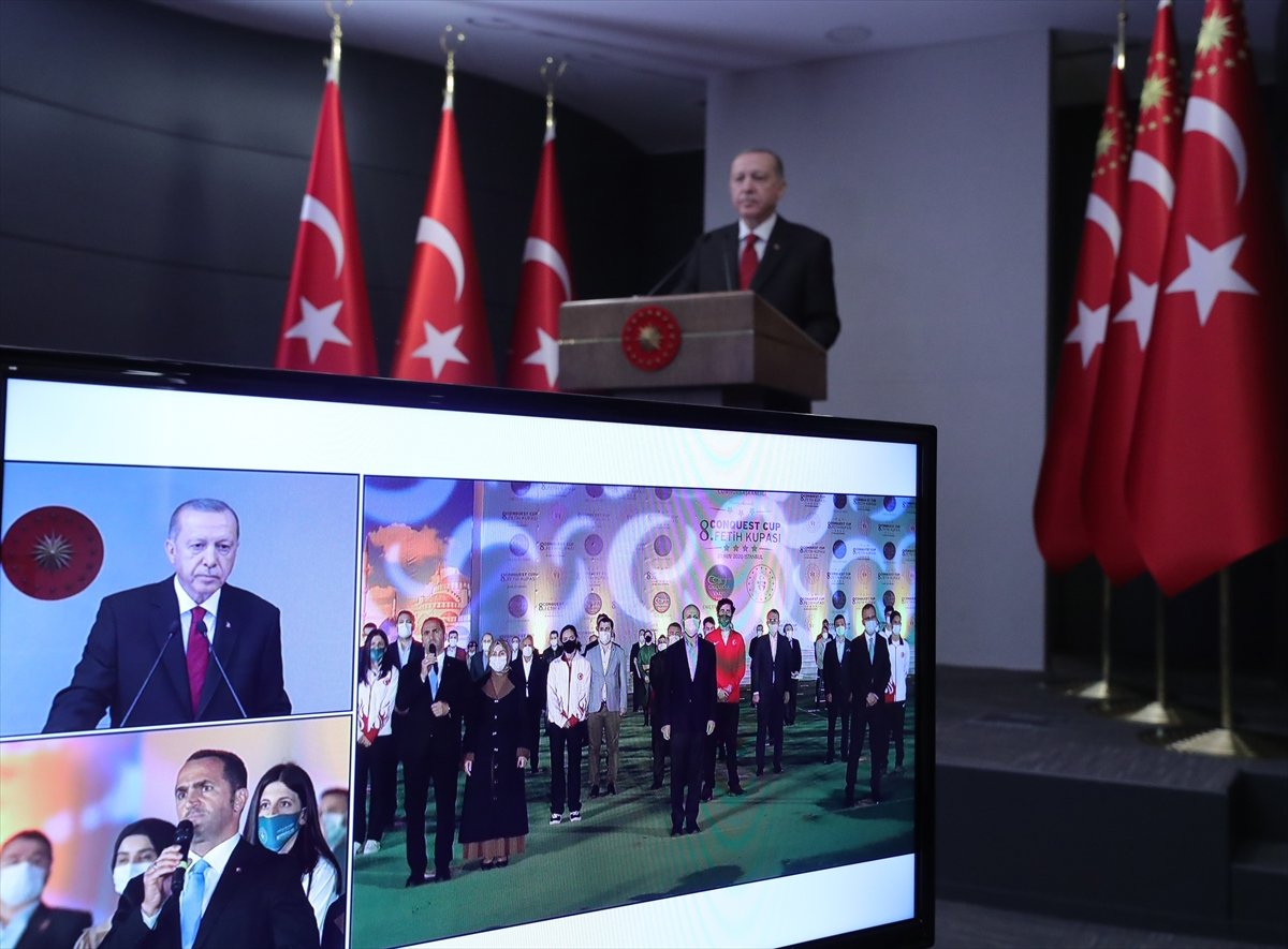 a Erdoğan fetih etkinliğinde konuştu.