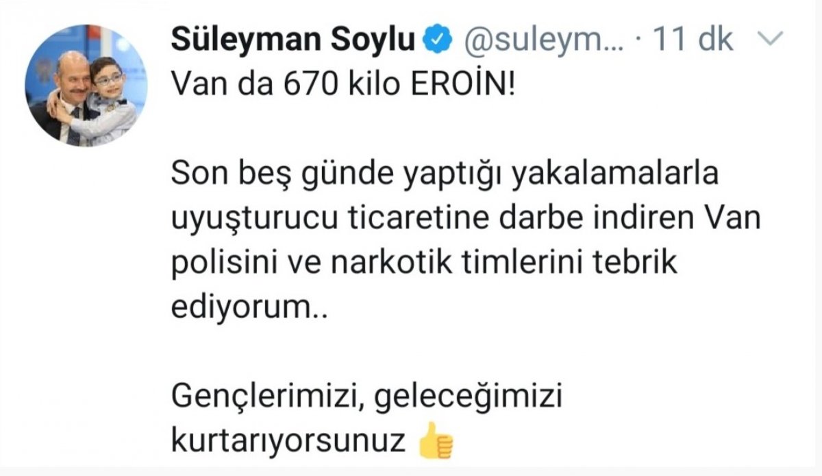 Van'da toprağa gömülü 248 kilo eroin bulundu