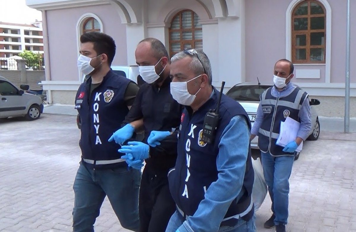 Konya'da eşini vuran şahsın görüntüleri ortaya çıktı