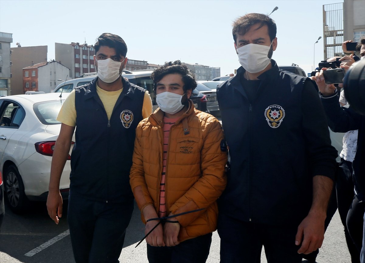 a Hrant Dink Vakfı'nı tehdit eden şüpheli adliyede