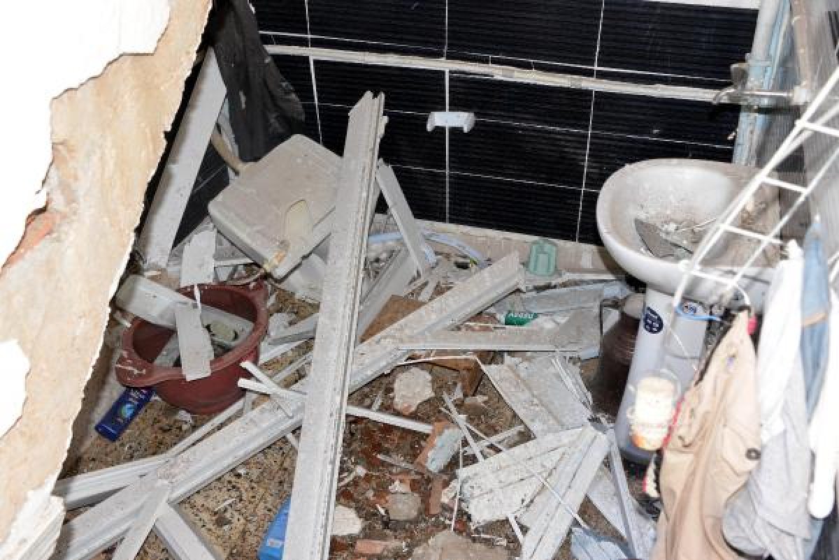 Eşi evi terk edince intihara kalkıştı, evi patlattı