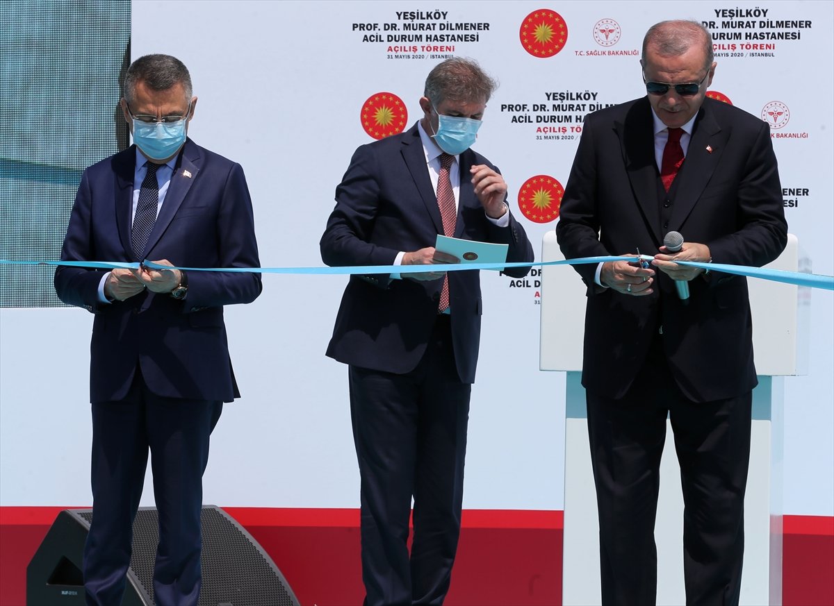 Yeşilköy'deki salgın hastanesi açıldı