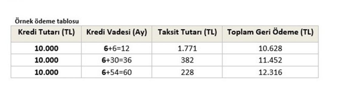 Kamu bankaları 4 farklı kredi paketi açıkladı