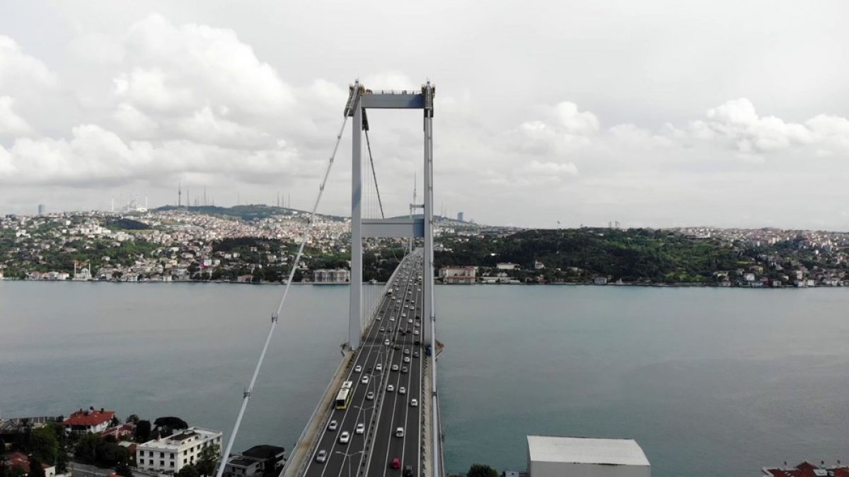 i Korona sonrası İstanbul trafiği böyle görüntülendi
