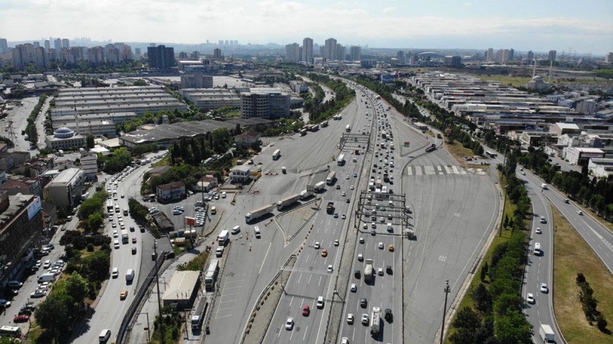 i Korona sonrası İstanbul trafiği böyle görüntülendi