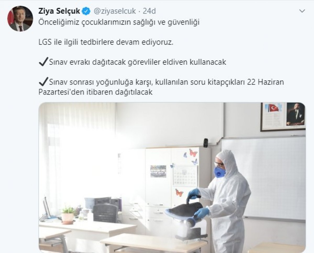 LGS soru kitapçıkları 22 Haziran'dan itibaren dağıtılacak