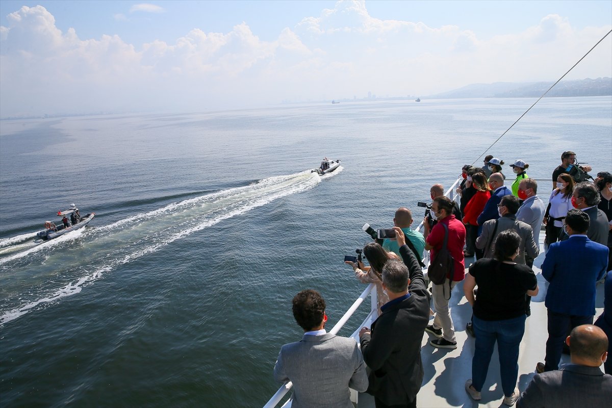 a Fethi Sekin'in isminin verildiği feribot denize indirildi